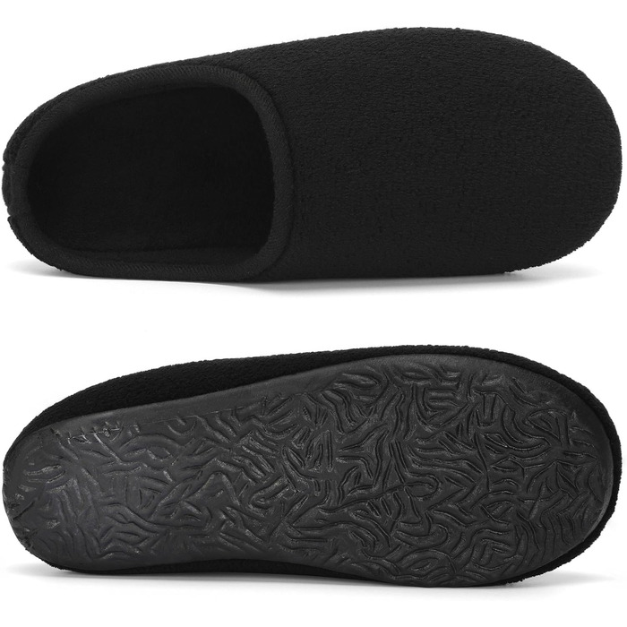 Тапочки жіночі Mishansha, зимові, теплі, коралові, з велюру, чорні, 39 EU