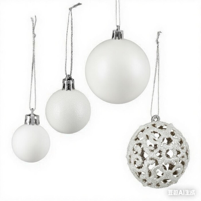 Relaxdays Set of Christmas Baubles