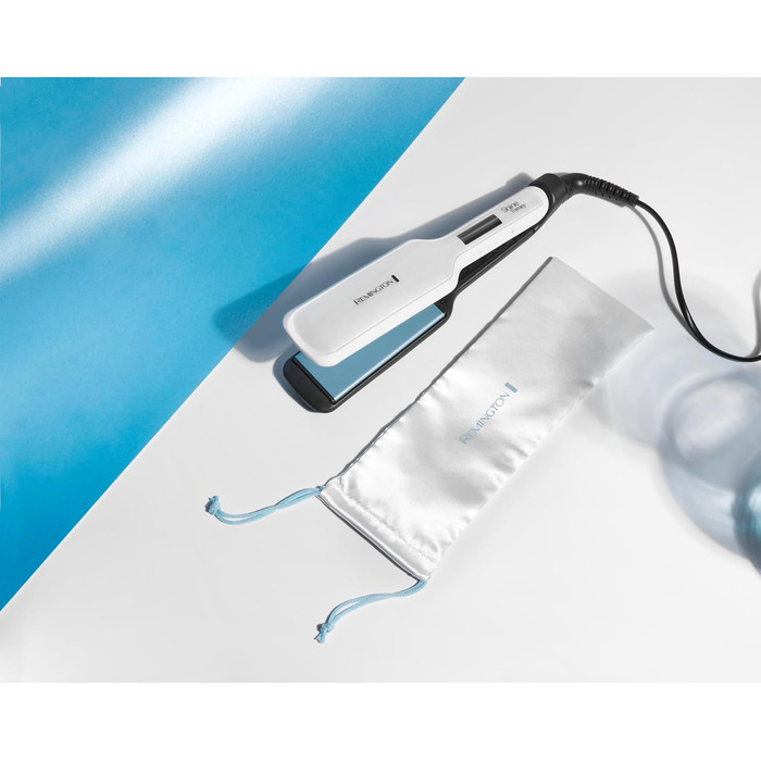 Випрямляч для волосся Remington S8550 Shine Therapy з LCD-дисплеєм: керамічне покриття з аргановою олією та вітаміном E, 150-230°C