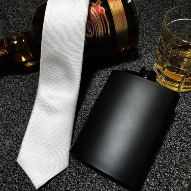 Фляга з нержавіючої сталі IDALIO, 24 cl, чорна матова, з воронкою, без витоку, у чорному боксі, для чоловіків та жінок