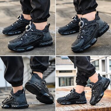 Робочі черевики безпеки для чоловіків та жінок. Спортивні, легкі, антипрокольні, антиударні. Розміри 38-41 EU, колір чорний