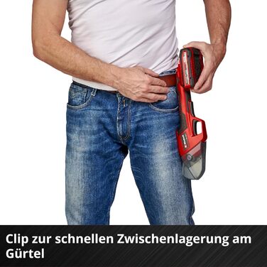 Акумуляторний сучкоріз Einhell GE-LS 18 Li-Solo Power X-Change, 18 В, до 28 мм, байпас-лезо, без акумулятора та зарядного, м'яка ручка, безпечний вимикач