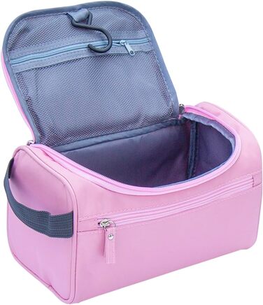 Косметичка для подорожей - універсальна косметичка для чоловіків та жінок, сумочка для гігієнічних засобів, рожева