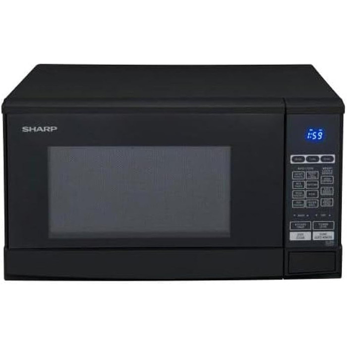 Мікрохвильова піч Sharp R-270BK Solo, 20 л, 800 Вт, чорна