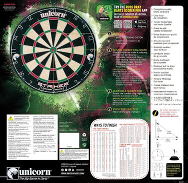 Unicorn Einhorn Stürmer Dartscheibe Tournament Board
