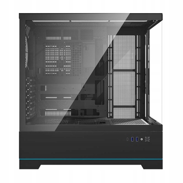 Корпус для ПК DarkFlash DY451 ATX Midi Tower Gaming, загартоване скло, чорний