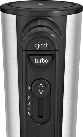 WMF Kult X Edition Hand Mixer - 400W, 5-Speed, Turbofunction, Cromargan Matte Black