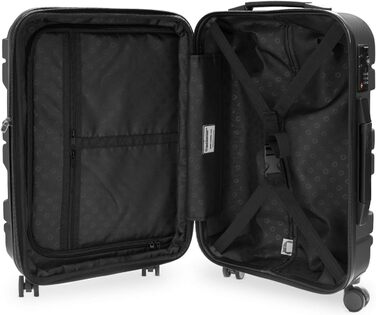 Чемодан туристичний Hauberk Köffer X-Kölln (S, L) Graphite, комплект, з TSA замком