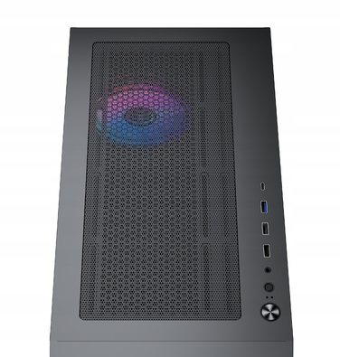 Корпус Preyon Nest Quarry ARGB Midi Tower, чорний