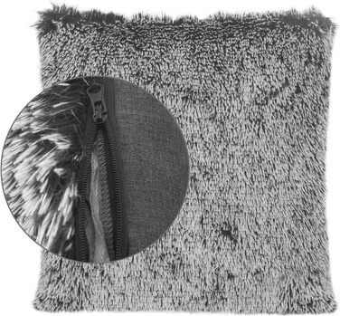 Будка для собак та котів EUGAD з плюшевою подушкою, 45x40x45 см, сіра