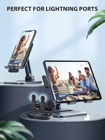 Мікрофон Lavalier Moman Handy Mini (Lightning) з шумозаглушенням та зарядним кейсом для iPhone, Vlog, Live-Streaming, YouTube, TikTok (жовтий)