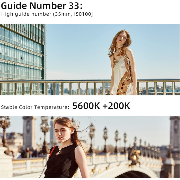 Спалахувач PHOTOOLEX Blitz Speedlite для Canon, Nikon, Sony, Panasonic, Olympus, Pentax, Fujifilm, Sigma, Minolta та інші DSLR/Digital/Film SLR камери з роз'ємом Hot-Schuh