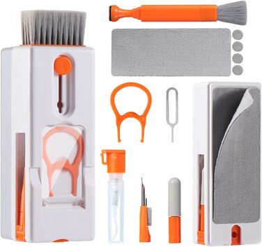 Набір для чищення клавіатури Vinabo 11 в 1: щітки, інструменти для AirPods, iPhone, iPad, навушників, телефону, камери, ноутбука