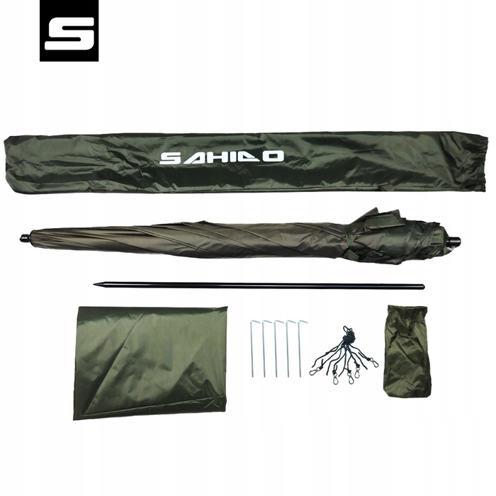 Парасолька для рибалки Sahido FISHING SHIELD ADVANCED SET, 230 x 190 см