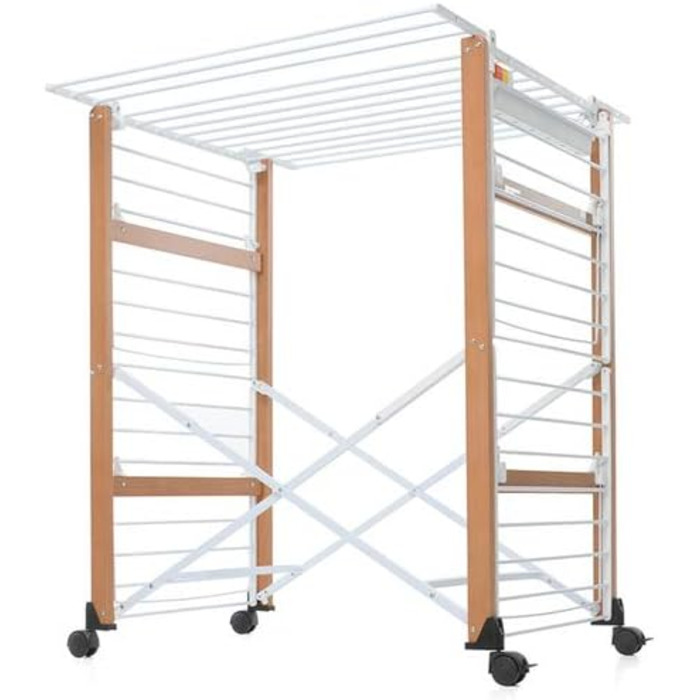 Підставка для білизни Foppapedretti Gulliver, 105 x 80 x 174 см, дерев'яна, горіх