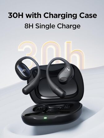 Навушники 1MORE S31 Open Ear Bluetooth 5.3, спортивні, бездротові, ENC мікрофон, 38 годин, IPX5, потужний бас, чорні