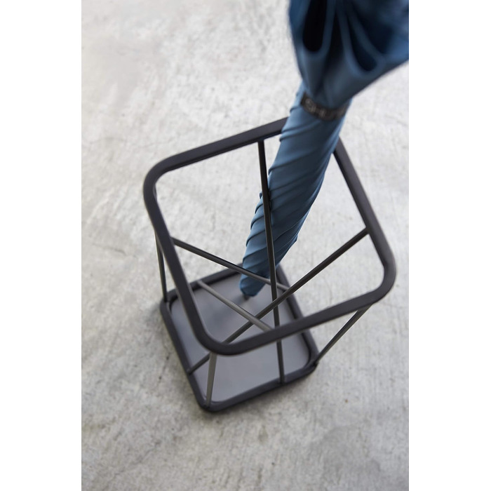 Підставка для парасольок YAMAZAKI Nine Square, сталева, біла, 17 x 17 x 45.5 см