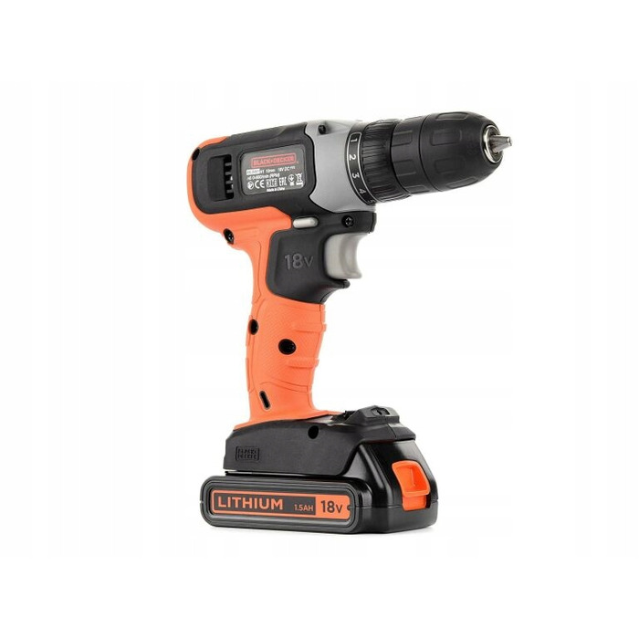 Акумуляторна шурупокрутка Black+Decker 18V BCD001
