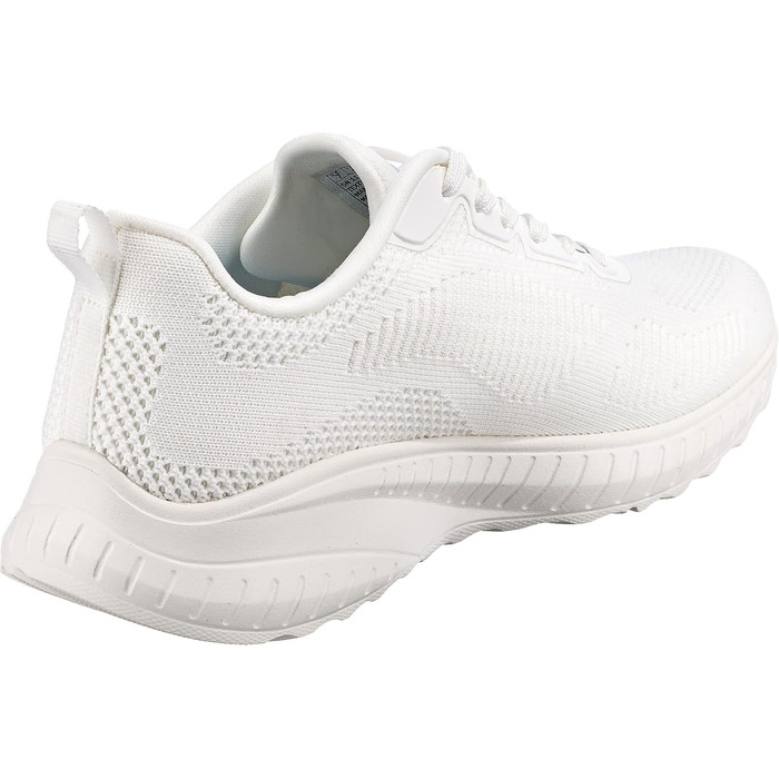 Жіночі кросівки Skechers Bobs Squad Chaos Face Off, білі, розмір 38.5 EU, Engineered Knit