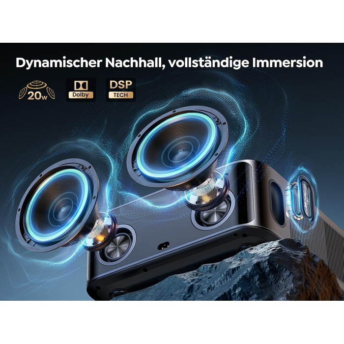 Смарт-проектор Toptro 4K Home Cinema, 1500 ANSI люмен, Full HD 1080p, Netflix, Dolby Audio, двосторонній Bluetooth, WiFi, AI-автофокус та корекція трапеції, для дому та вулиці, чорний