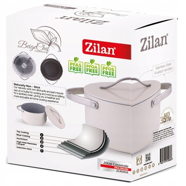 Каструля традиційна ZILAN Beige Chef, 2,7 л