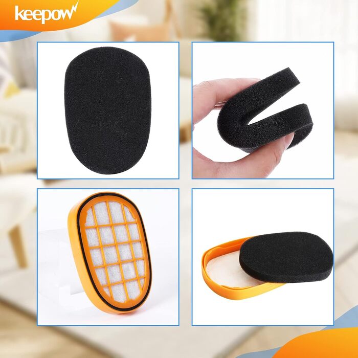 Набір фільтрів Keepow для пилососа Philips SpeedPro Max Aqua, мийні (3 шт.)