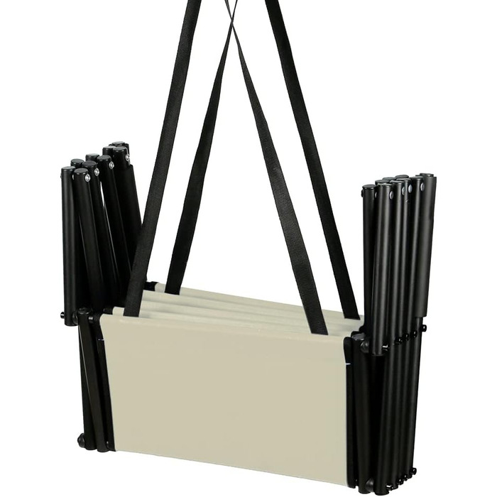 Зручна рампа для собак у машину, підходить для великих та маленьких собак. Складана рамка для авто, витримує вагу 90 кг (139*45*76 см - чорний/бежевий)