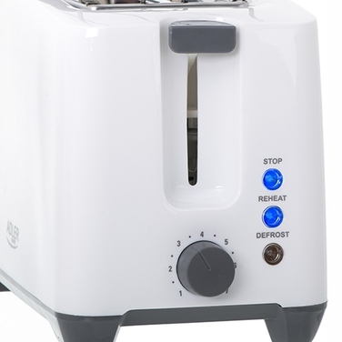 Тостер Adler AD 3216, білий, 1000 Вт