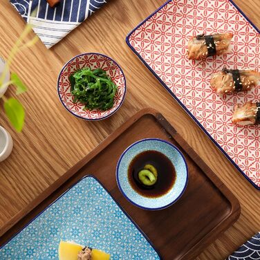 Набір посуду Vancasso HARUKA Sushi Set для суші (2 персони), порцеляна, Японія