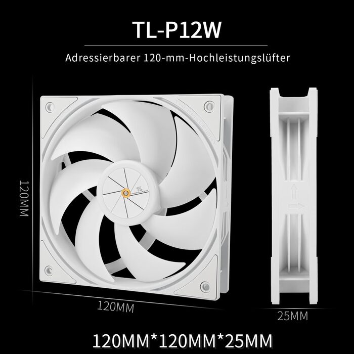 Thermalright Assassin X 120R Digital White - кулер для CPU з цифровим дисплеєм, 4 теплові трубки, PWM вентилятор, підтримка AM5 та Intel LGA1700/1851/1150/1151/1200