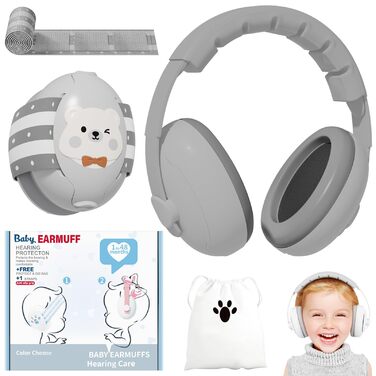 Навушники для захисту слуху Mumba Baby сірого кольору