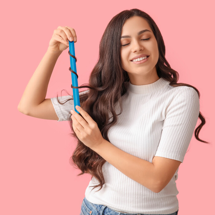 Relaxdays 48-Piece Curl Roller Set with Case
