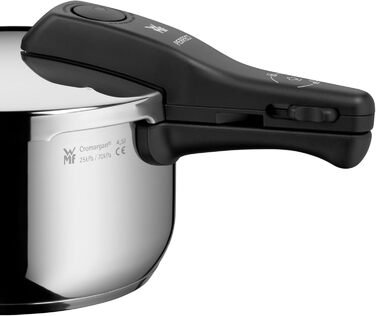 Скороварка WMF Perfect One Pot 4,5 л індукційна, нержавіюча сталь, 2 режими, знімна ручка, велике сигнальне вікно