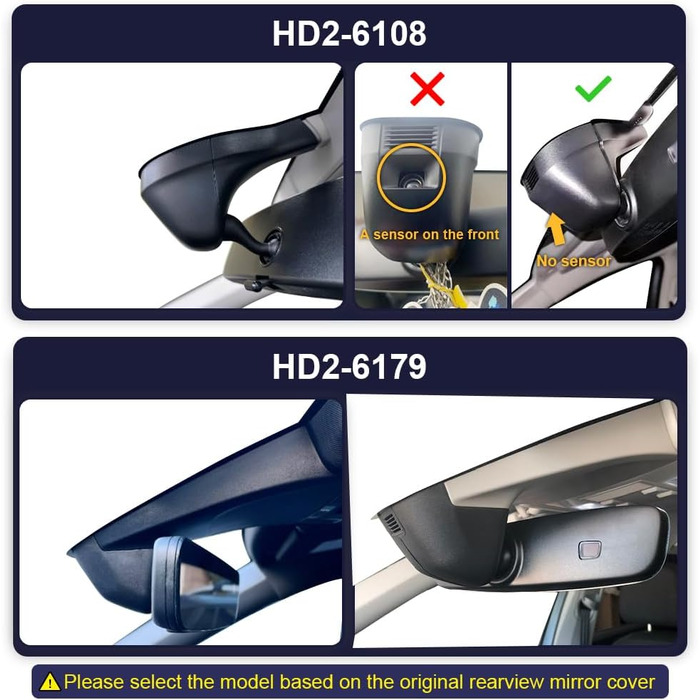 Автореєстратор Fitcamx 4K UHD для VW Tiguan 2016-2024 (HD2-6108) — OEM відеореєстратор з WiFi, G-сенсором, паркуванням та карткою пам'яті 64GB, Plug & Play