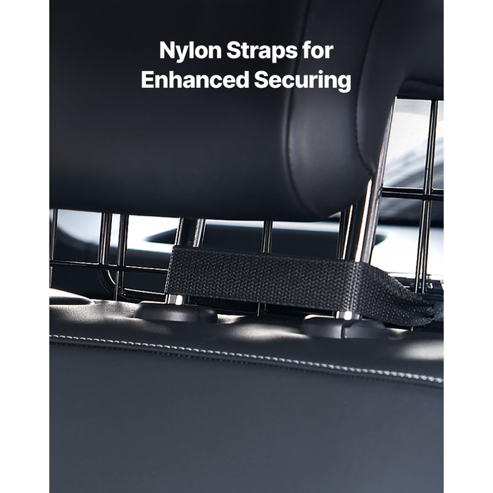 Автобар'єр для собак VEVOR - регульована перегородка, сітка (968x405 мм), захист для заднього сидіння, універсальна автобар'єр для SUV, пікапів (не складається, 87-146 см*42 см)