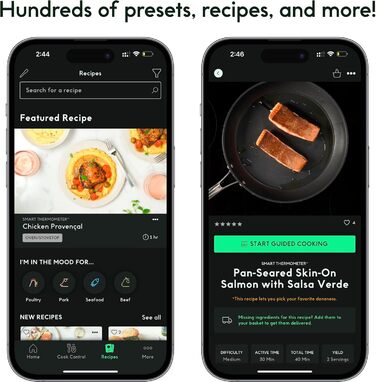 Chef iQ Smart Thermometer Add-on №2: Bluetooth/WiFi, моніторинг 2 продуктів, для гриля, духовки, коптильні, фритюрниці, плити. Потрібен хаб (Хаб + 1 зонд (2023))