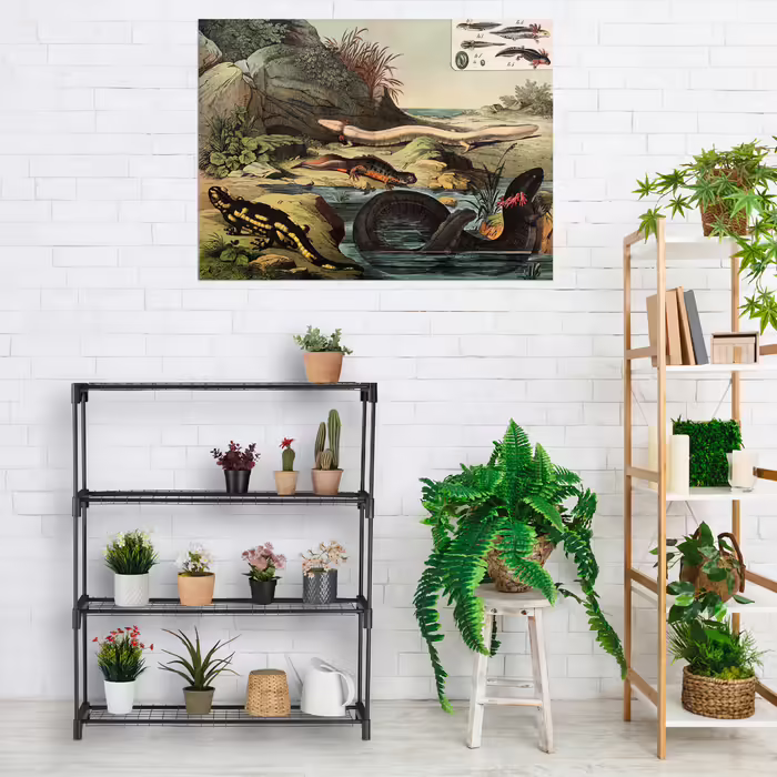Relaxdays Plant Shelf with 4 Shelves