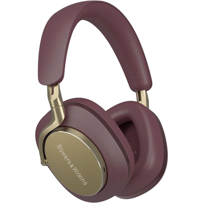 Навушники Bowers & Wilkins Px8 Over-Ear з активним шумозаглушенням, бездротові, Bluetooth 5.0, швидка зарядка, 30 годин відтворення у високій роздільній здатності, вбудований мікрофон - Бургунді, Королівський Бургунді