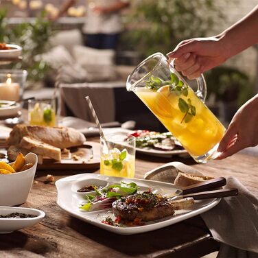 Villeroy & Boch – Entree Glass Tumbler Clear, Dishwasher-Safe, Carafe, Glass Carafe, Water Carafe, Pitcher, Bedside Table Glass Carafe, Transparent Pitcher, Transparent Jug, Crystal Glass