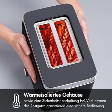 GRAEF 2-Slice Toaster TO 62, black