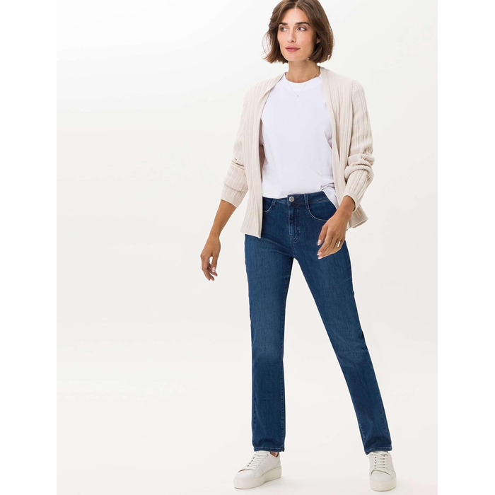 Джинси жіночі BRAX Feel Good Style Mary, Regular Fit 34W/32L, блакитний, класичні п'ятикішенні