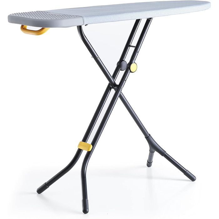 Прасувальна дошка Joseph Joseph Glide з компактними ніжками та інтегрованою підставкою для праски - Regular, Сірий/Жовтий, 130 см