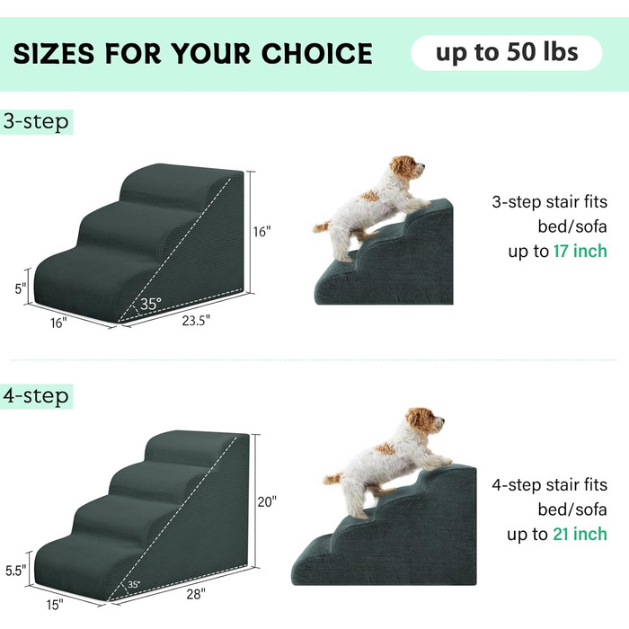 Сходинка для собак Mesa Lemon - 4 сходинки, сірого кольору, для дому та авто, зручна та миюча