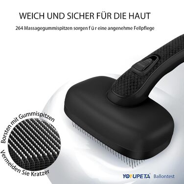 Щітка для собак та котів - самоочисна, легка у чищенні, зменшує випадання шерсті, видаляє волосся. Підходить для великих, середніх та малих тварин з довгою та короткою шерстю. Зелена (чорна, 3 шт. НОВІ)