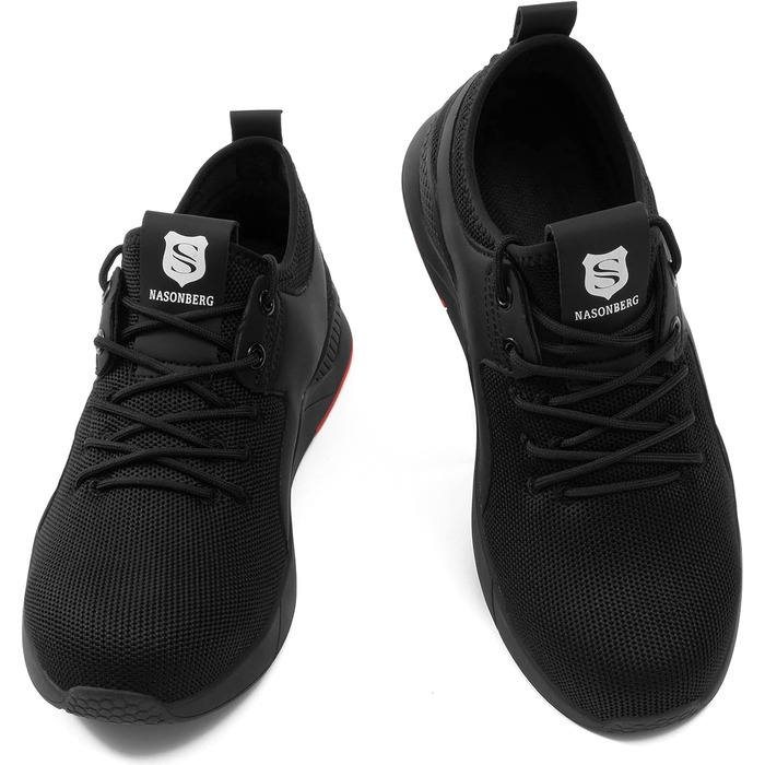 Робочі черевики з металевим носком: чоловічі та жіночі, легкі, дихаючі, розміри 37-48 EU