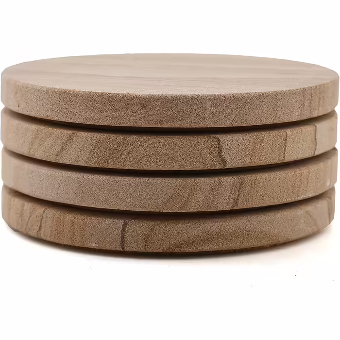 Thirstystone TS3 Sandstone Coasters, Sandstone, Desert Sand