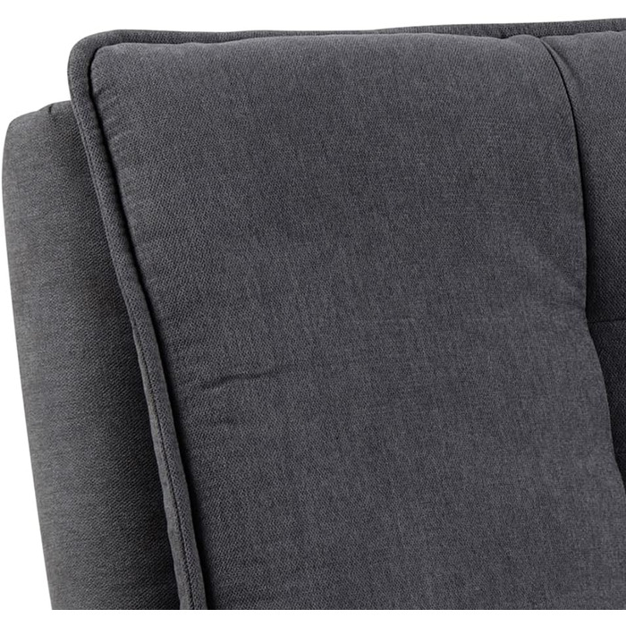 AC Design Jasper Bettcouch Dunkelgrau/Schwarz