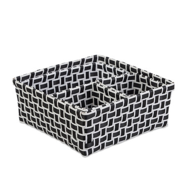 Relaxdays Woven Storage Baskets - Set of 4