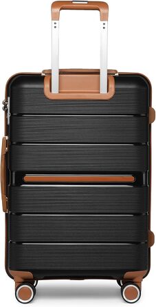 Чемодан British Traveller середнього розміру з TSA-замком, 66 x 43.3 x 28.5 см, з поліпропілену, ручна поклажа