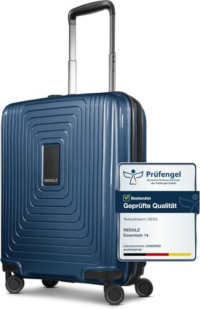 REDOLZ Trolley великий, розширюваний | 52 x 34 x 77 см | 123-140 л | 4.4 кг (Essentials 14) | Dark Blue Metallic